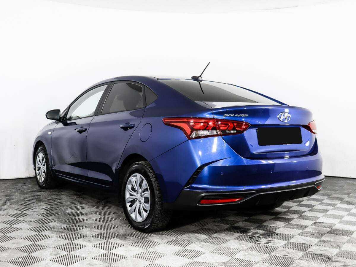 Hyundai Solaris с пробегом — 2022 год. Фото: #6