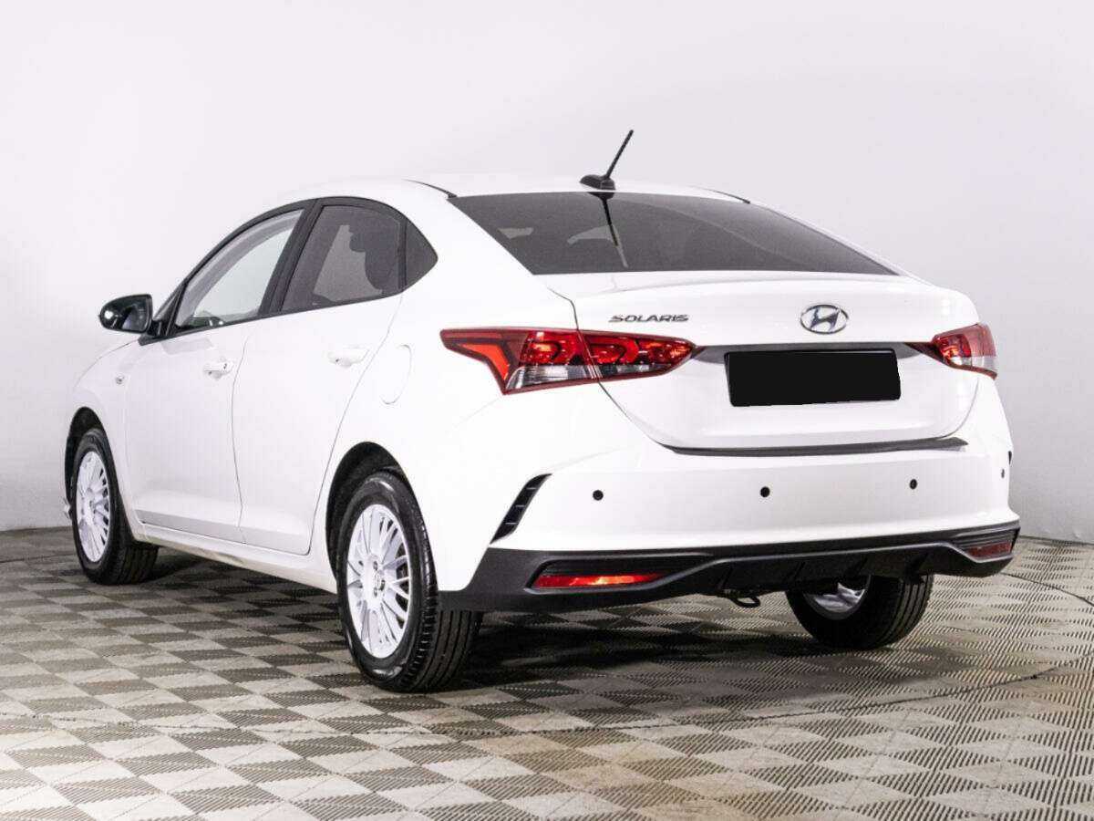 Hyundai Solaris с пробегом — 2021 год. Фото: #6